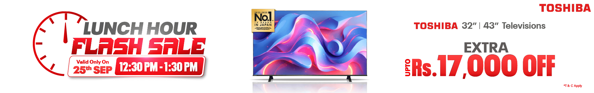 1 Hour TV Flash Sale