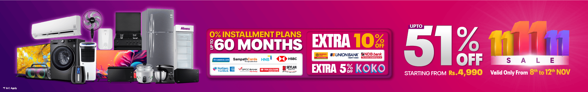 11.11.11 JVC TV Offer