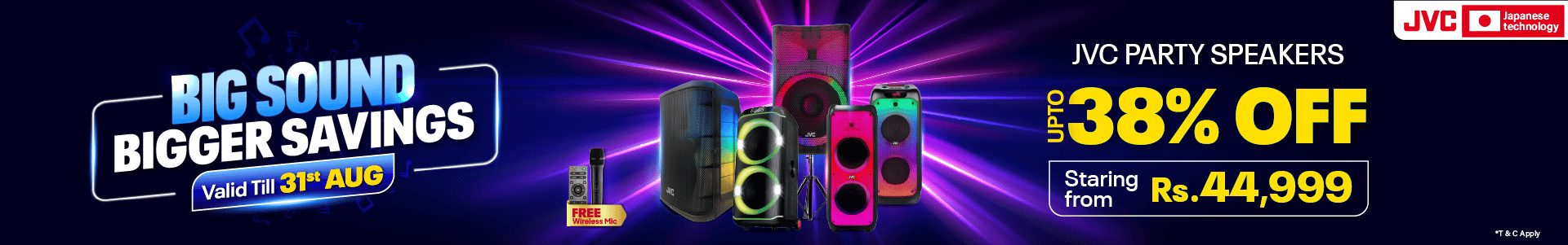 JVC Audio Flash Sale