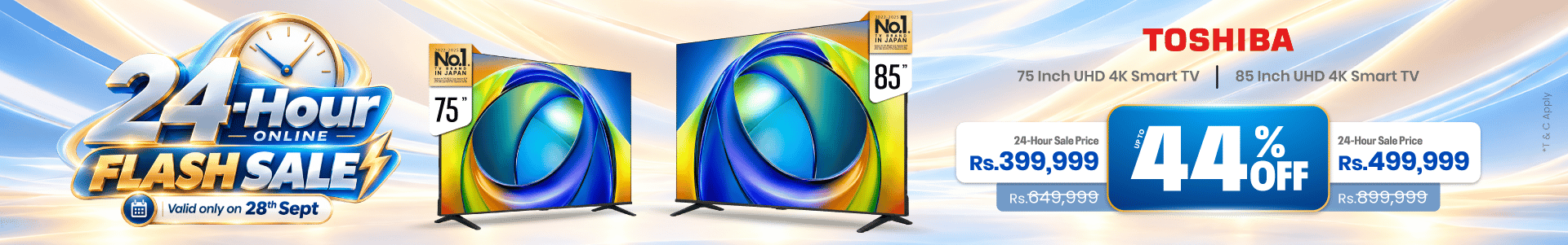 24 Hours TV Flash Sale