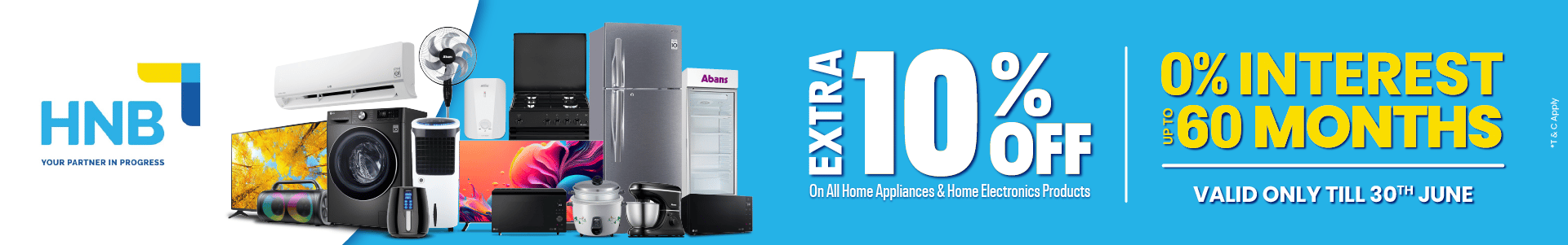 HNB EXTAR 10% OFF