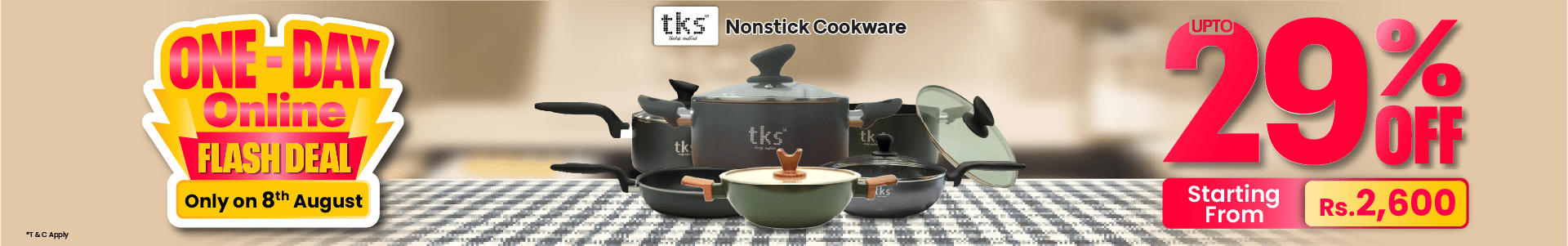 TKS 24 Hours Flash Cookware Sale