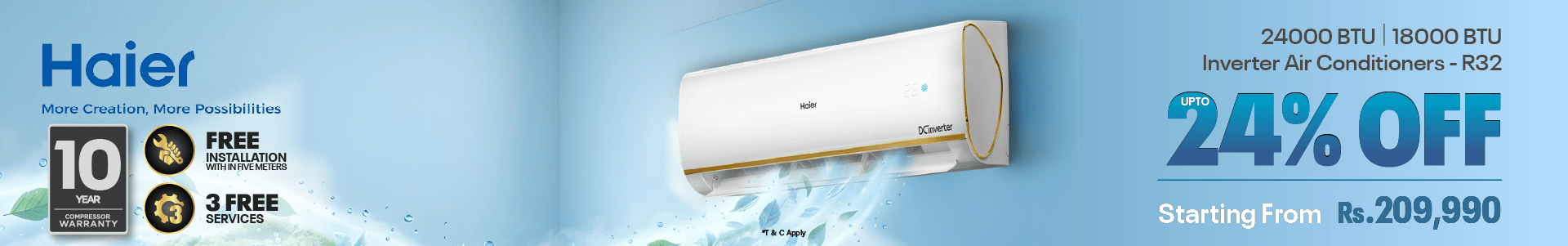 Haier AC Limited Time Offer!