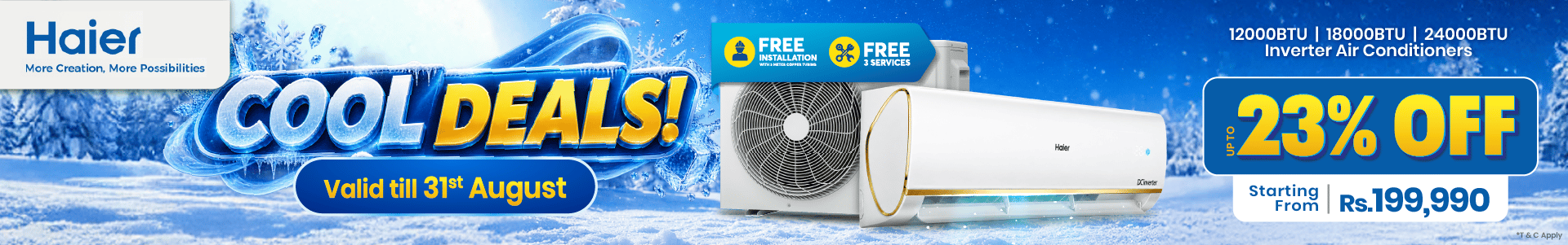 Haier AC Limited Time Offer!