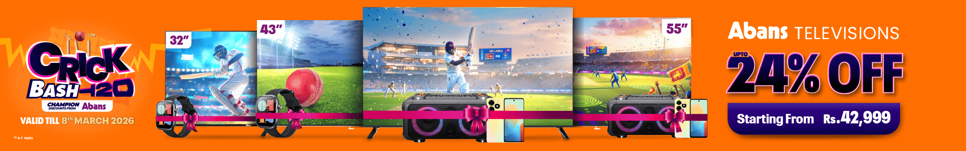 CrickBash T20 TV Sale