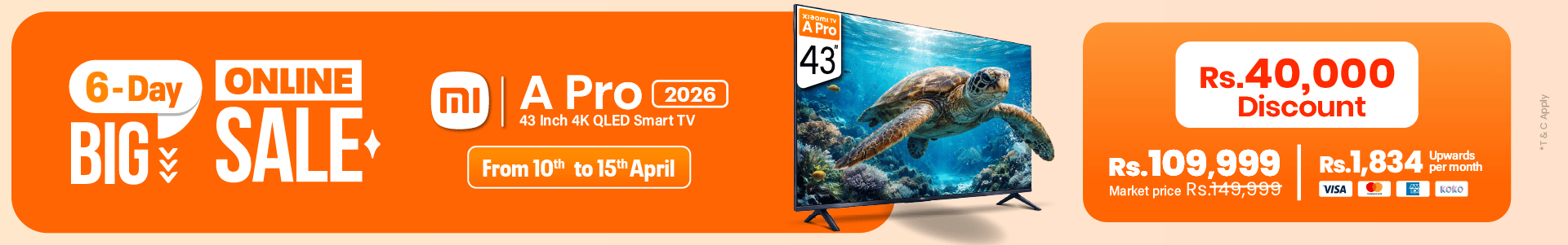 ONLINE TV FLASH SALE
