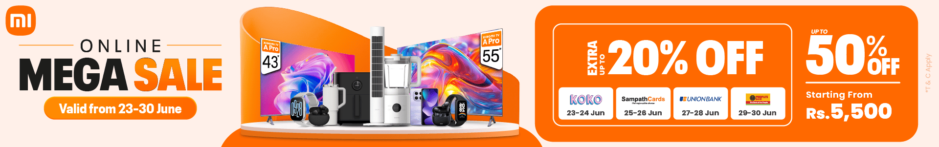 Xiaomi Mobile Mega Deals!