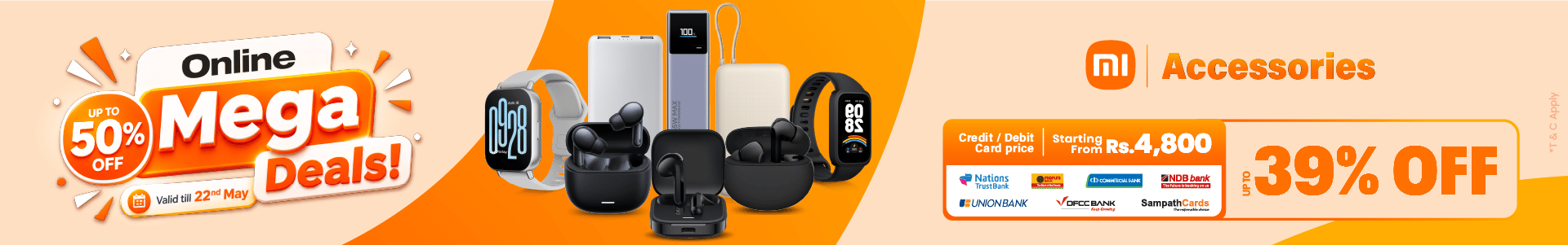 Xiaomi Accessories Mega Deals!