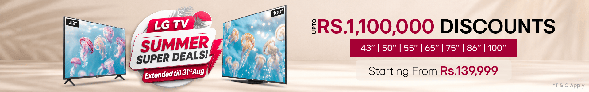 LG TV SUMMER SUPER DEALS!