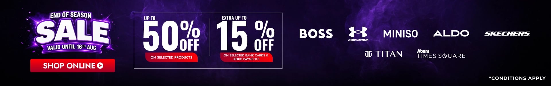 End of Season Sale