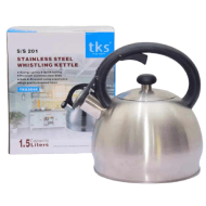 TKS 1.5L Whistling Kettle Brushed Color - Stainless Steel Material