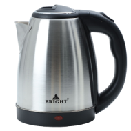 Bright Stainless Steel Electric Kettle - 1.8L