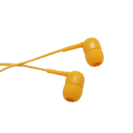 Miniso Colorful Music Earphone  (Yellow)