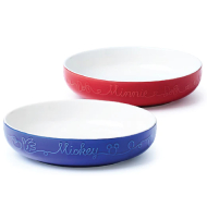 Meyer Disney Bon Voyage 2 Pieces Deep Plate Set 