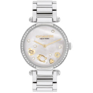 Coach Ladies Cary Watch White Mother Pearl