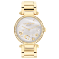 Coach Cary Women's Watch White Mother Of Pearl 