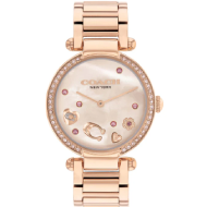 Coach Cary Women's Watch Pink Mother Of Pearl
