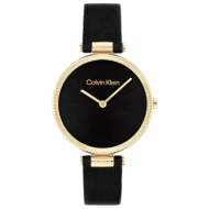 Calvin Klein Ladies Gleam Watch (Black)
