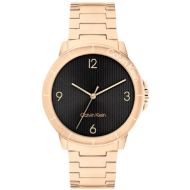  Calvin Klein Ascend Women Analog Watch with Metal Strap (Black)