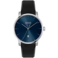 Boss Dean Analog Blue Round Dial Men's Watch (Blue)