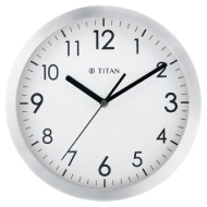 Titan Wall Clock - White 