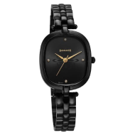 Sonata Utsav Black Dial Stainless Steel Strap - Ladies