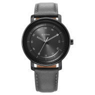 Titan Workwear Quartz Analog Anthracite Dial Leather Strap Watch - Gents
