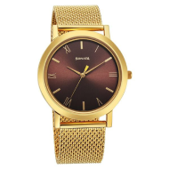 Sonata Utsav Quartz Analog Brown Dial Watch - Gents
