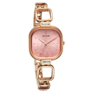 Sonata Wedding Quartz Pink Dial Metal Strap Watch - Ladies