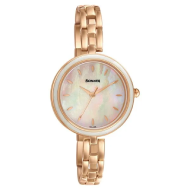 Sonata Wedding Mother of Pearl Dial Watch With Metal Strap - Ladies