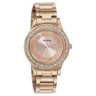 Sonata Blush It Up Rose Gold Dial Watch With Stainless Steel Strap - Ladies