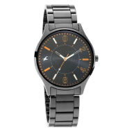 Fastrack Tripster Quartz Analog Black Dial Stainless Steel Strap Watch - Gents
