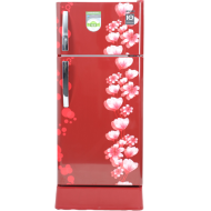 Abans 190L Defrost Green Pro Refrigerator - R600 Gas (Red Floral)