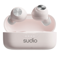 Sudio (Sweden) T3 True Wireless Earbuds (Pink)