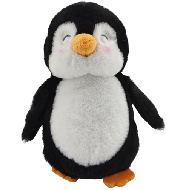 MINISO Long-Hair Penguin Plush Toy (Black) 8inch