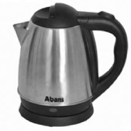 Abans 1.2L Electric Stainless Steel Kettle - Black and Sliver