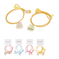 MINISO Party Series Kids- Hair Tie With Plush Ball (2 Pcs)