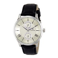 TITAN Leather Strap Watch - Gents 