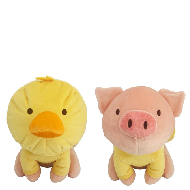 MINISO Gigi Mask Plush Toy - Duck Costume (12 Inch)