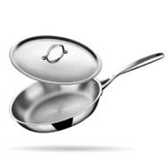 Stahl 24cm Triply Artisan Fry Pan Lid