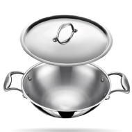Stahl 22cm Artisan Deep Kadhai Lid