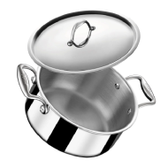 Stahl 20cm Triply Artisan Sauce Pot Lid