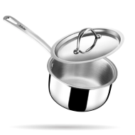 Stahl 20cm Triply Artisan Sauce Pan Lid