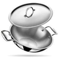 Stahl 20cm Triply Artisan Kadhai Lid