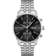 Hugo Boss Men Associate Round Black Watch
