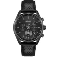 Hugo Boss Champion Analog Black Dial Men's Watch