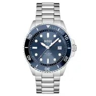 Hugo Boss Stainless Steel Ace Analog Blue Dial Men's Watch