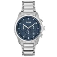 Hugo Boss Trace Qtz Fashion Chrono Blue Round Dial Men's Watch