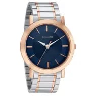 Sonata Quartz Analog Blue Dial Stainless Steel Strap Watch for Men