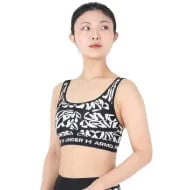 Under Armour Women's Mid Crossback Printed Sports Top Bra